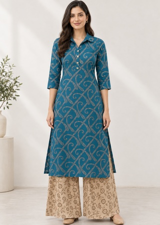 2 Piece Chanderi Silks Kurta